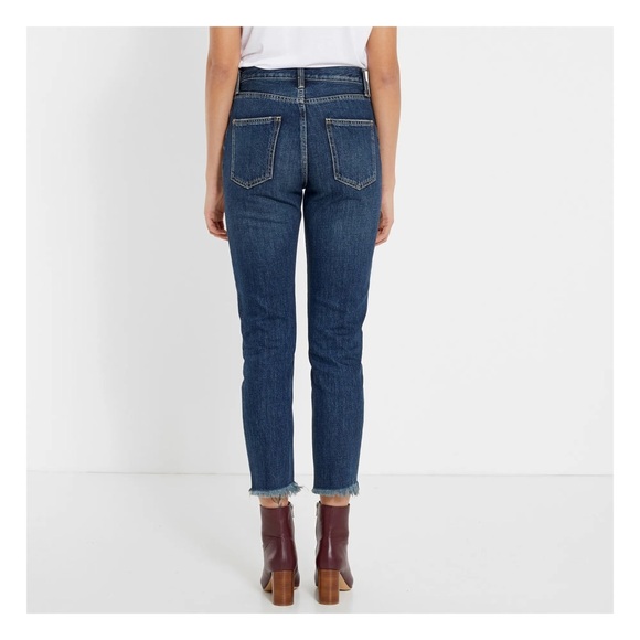 NWT CURRENT ELLIOTT
The Exposed Fly Vintage Cropped Slim Jeans | Denim blue - Picture 10 of 10